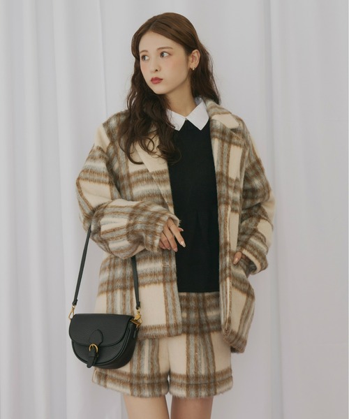 Olu.（オルドット）の「ラウンドフラップバッグ（ショルダーバッグ・レディース・ベージュ/アイボリー/ワイン/ブラック・FREE）」の15枚目の写真