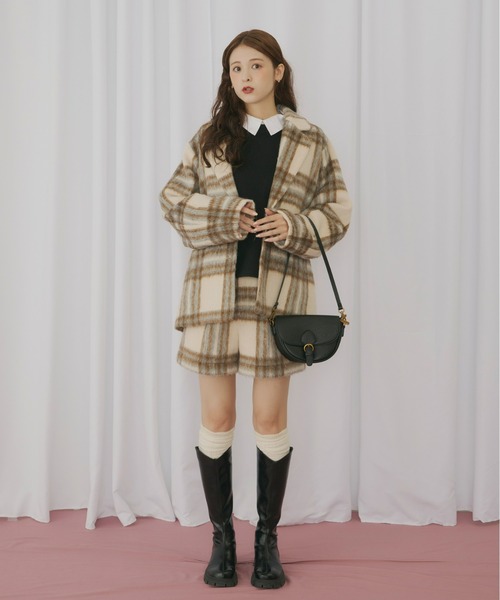 Olu.（オルドット）の「ラウンドフラップバッグ（ショルダーバッグ・レディース・ベージュ/アイボリー/ワイン/ブラック・FREE）」の16枚目の写真