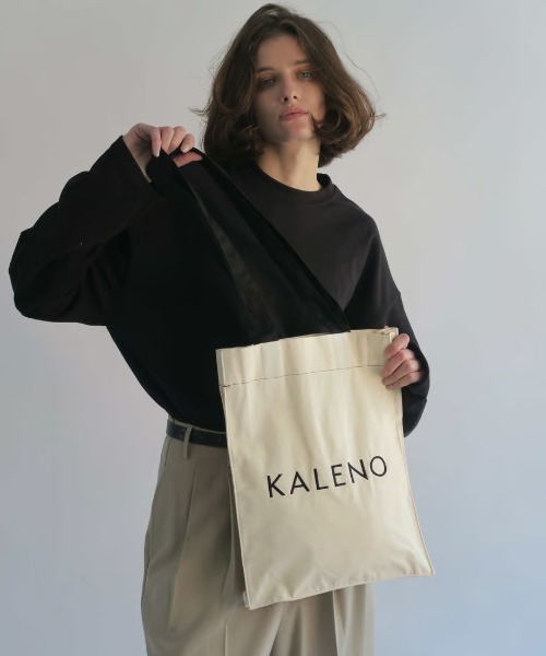 KALENO（カレノ）の「eco bag (laege)（エコバッグ/サブバッグ・レディース・ブラウン/レッド/ブラック・FREE）」の4枚目の写真