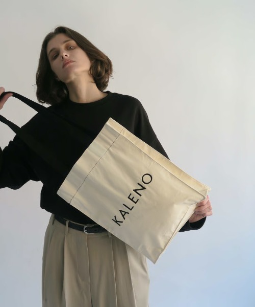 KALENO（カレノ）の「eco bag (laege)（エコバッグ/サブバッグ・レディース・ブラウン/レッド/ブラック・FREE）」の6枚目の写真