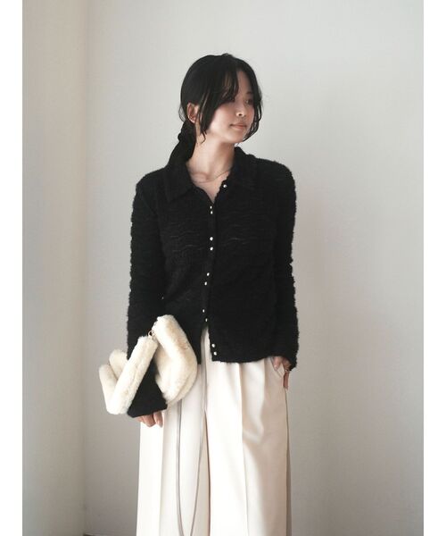 LAGUNAMOON（ラグナムーン）の「ハーフムーンファーバッグ（ショルダーバッグ・レディース・ブラウン/イエロー・FREE）」の16枚目の写真