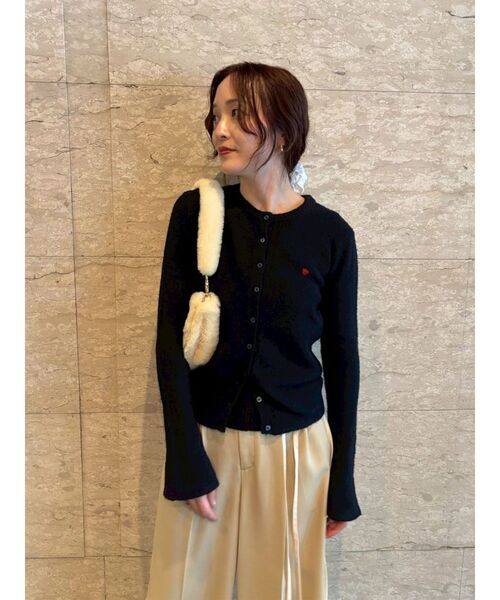 LAGUNAMOON（ラグナムーン）の「ハーフムーンファーバッグ（ショルダーバッグ・レディース・ブラウン/イエロー・FREE）」の19枚目の写真