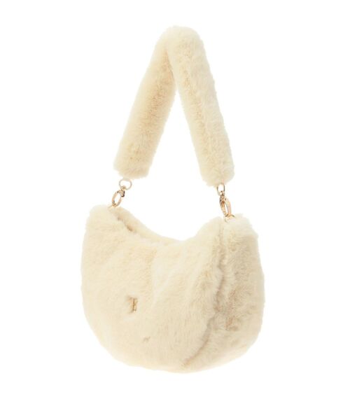 LAGUNAMOON（ラグナムーン）の「ハーフムーンファーバッグ（ショルダーバッグ・レディース・ブラウン/イエロー・FREE）」の21枚目の写真