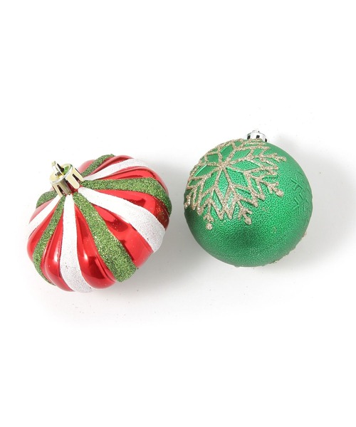 2025Xmas】プラスチックオーナメントセット30個入り（インテリア雑貨