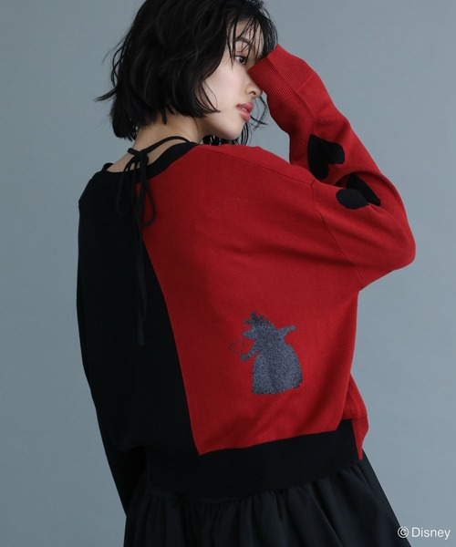 セール】VILLAINS/アシンメトリーニットカーディガン（カーディガン