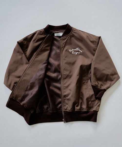 セール】ユニセックス バックフラワー刺繍 MA-1（MA-1）｜pairmanon