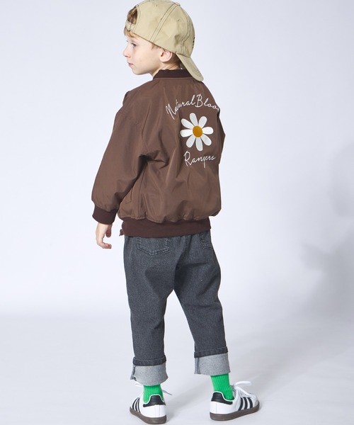 ユニセックス バックフラワー刺繍 MA-1（MA-1）｜pairmanon