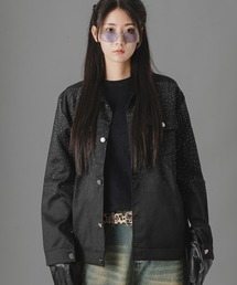 there is nothing（ゼアイズナッシング）の「ラインストーンワークジャケット（ブルゾン）」