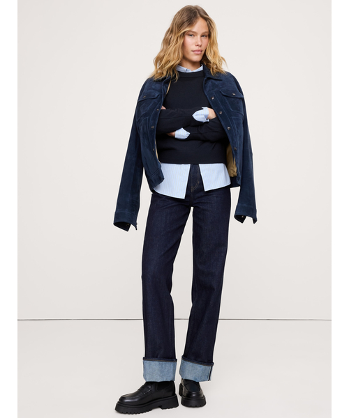 Banana Republic(バナナリパブリック)の「メリノ クルーネックセーター(ニット/セーター・レディース・ブラウン/レッド系その他/イエロー/グリーン/ネイビー・S/M/L/XS)」の11枚目の写真