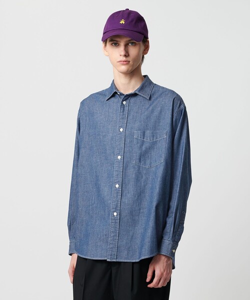 UNITED ARROWS & SONS＞ DENIM SHIRT/デニムシャツ（シャツ/ブラウス