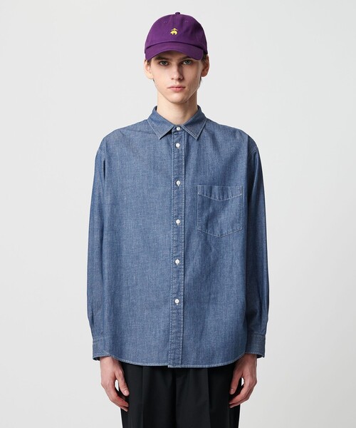 UNITED ARROWS & SONS＞ DENIM SHIRT/デニムシャツ（シャツ/ブラウス