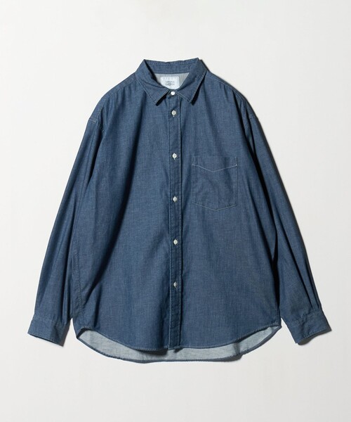 UNITED ARROWS & SONS（ユナイテッドアローズアンドサンズ）の「＜UNITED ARROWS & SONS＞ DENIM SHIRT/デニムシャツ（シャツ/ブラウス・メンズ・ブラック/コバルトブルー・M/L/S/XL）」の10枚目の写真