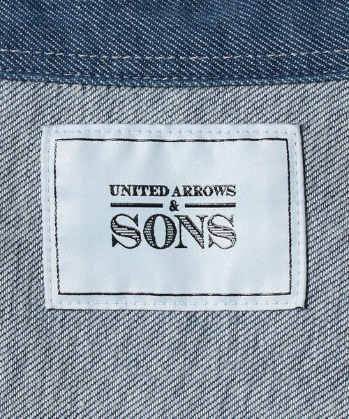 UNITED ARROWS & SONS（ユナイテッドアローズアンドサンズ）の「＜UNITED ARROWS & SONS＞ DENIM SHIRT/デニムシャツ（シャツ/ブラウス・メンズ・ブラック/コバルトブルー・M/L/S/XL）」の21枚目の写真