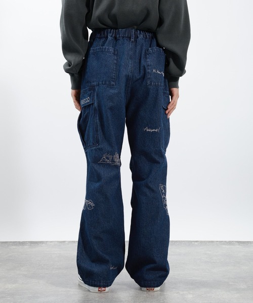 BAYFLOW(ベイフロー)の「落書き刺繍カーゴパンツ(その他パンツ・メンズ・その他1/カーキ/ブラック・LARGE/MEDIUM)」の14枚目の写真