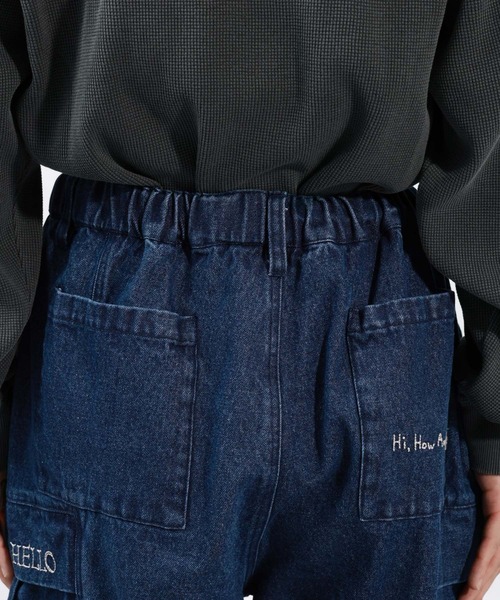 BAYFLOW(ベイフロー)の「落書き刺繍カーゴパンツ(その他パンツ・メンズ・その他1/カーキ/ブラック・LARGE/MEDIUM)」の12枚目の写真