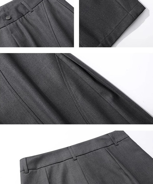 CORPUS TOKYO(コーパス トーキョー)の「ワイドカーブスラックス(スラックス・メンズ・グレー/ブラック・1/2/3/4)」の13枚目の写真