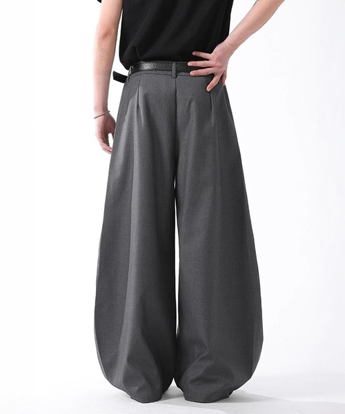 CORPUS TOKYO(コーパス トーキョー)の「ワイドカーブスラックス(スラックス・メンズ・グレー/ブラック・1/2/3/4)」の9枚目の写真