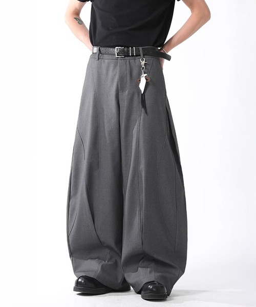 CORPUS TOKYO(コーパス トーキョー)の「ワイドカーブスラックス(スラックス・メンズ・グレー/ブラック・1/2/3/4)」の11枚目の写真