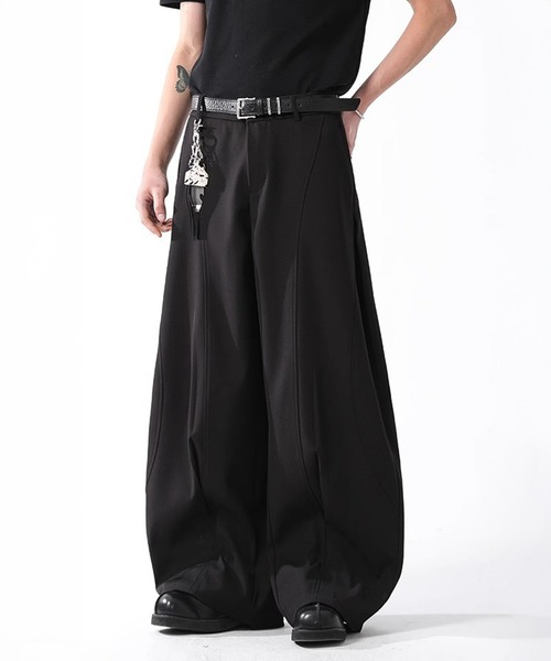 CORPUS TOKYO(コーパス トーキョー)の「ワイドカーブスラックス(スラックス・メンズ・グレー/ブラック・1/2/3/4)」の7枚目の写真