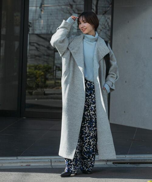 セール】アルパカ混シャギースタンドコート（その他アウター）｜URBAN