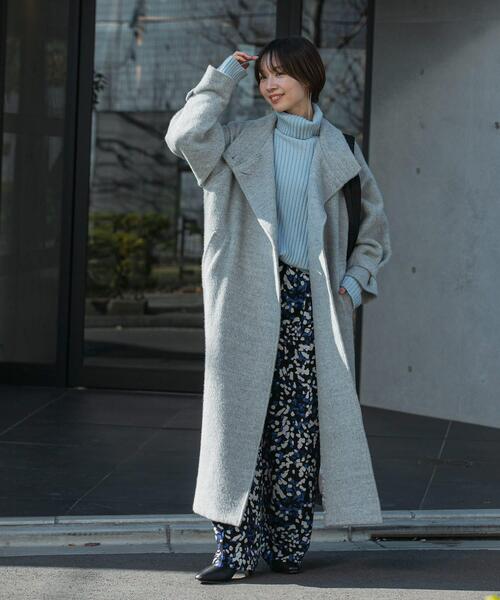 セール】アルパカ混シャギースタンドコート（その他アウター）｜URBAN