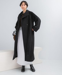 アーバンリサーチ　rosso ウール　アルパカ　チェスター　コート　ブラック URBAN RESEARCH ROSSO MEN（アーバンリサーチロッソメン