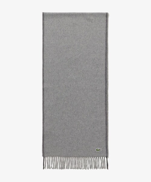 LACOSTE(ラコステ)の「サスティナブルヘリンボーンマフラー(マフラー・メンズ・ネイビー/ベージュ/ホワイト/グレー/ブラック・FREE)」の13枚目の写真