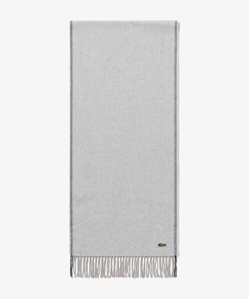 LACOSTE(ラコステ)の「サスティナブルヘリンボーンマフラー(マフラー・メンズ・ネイビー/ベージュ/ホワイト/グレー/ブラック・FREE)」の19枚目の写真