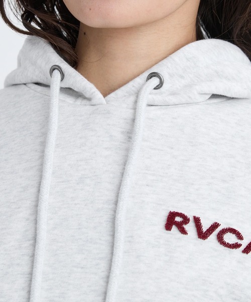 RVCA（ルーカ）の「RVCA レディース COURT BALLOON FIT HOODIE パーカー 【2025年秋冬モデル】 @autumn/ルーカショート丈ドルマンスリーブプルオーバーパーカー・フーディー（パーカー・レディース・ブラック/グレー・SMALL/MEDIUM）」の14枚目の写真