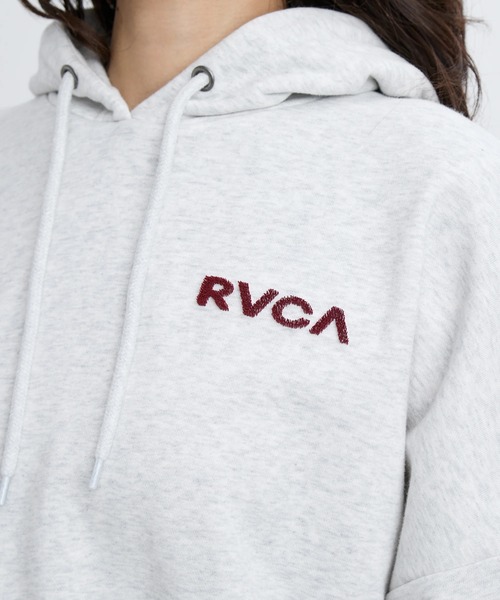 RVCA（ルーカ）の「RVCA レディース COURT BALLOON FIT HOODIE パーカー 【2025年秋冬モデル】 @autumn/ルーカショート丈ドルマンスリーブプルオーバーパーカー・フーディー（パーカー・レディース・ブラック/グレー・SMALL/MEDIUM）」の13枚目の写真