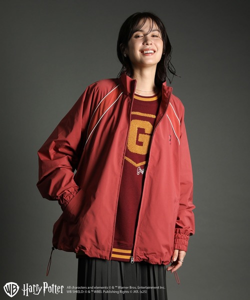 Green　Parks（グリーンパークス）の「ハリー・ポッター/ジップブルゾン（ブルゾン・レディース・チャコールグレー/イエロー/ネイビー/レッド・FREE）」の8枚目の写真