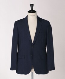 A DAY IN THE LIFE UNITED ARROWS(アデイインザライフユナイテッドアローズ)のリネンライク ドビー 2ボタンジャケット‐セットアップ対応・マシンウォッシャブル‐<A DAY IN THE LIFE>(スーツジャケット)