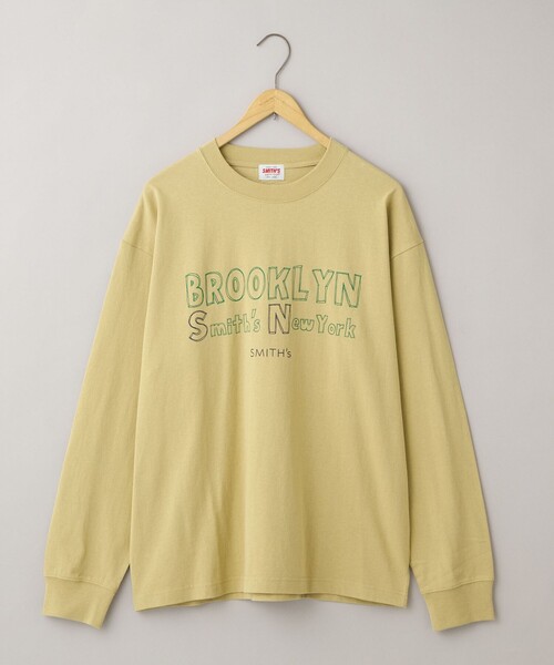 SMITH'S(スミス)の「SMITH’S(スミス)別注プリント ロングスリーブTシャツ(Tシャツ/カットソー・メンズ・ブラック/ホワイト/ベージュ・M/XL/S/L)」の3枚目の写真