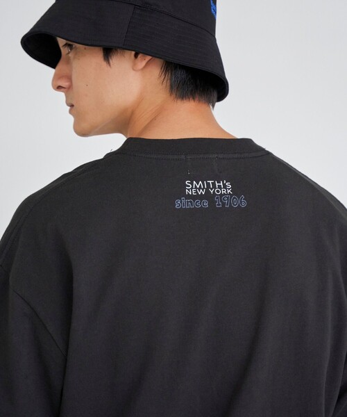 SMITH'S(スミス)の「SMITH’S(スミス)別注プリント ロングスリーブTシャツ(Tシャツ/カットソー・メンズ・ブラック/ホワイト/ベージュ・M/XL/S/L)」の12枚目の写真