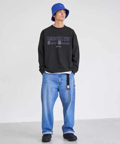 SMITH'S(スミス)の「SMITH’S(スミス)別注プリント ロングスリーブTシャツ(Tシャツ/カットソー・メンズ・ブラック/ホワイト/ベージュ・M/XL/S/L)」の13枚目の写真