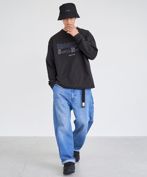 SMITH'S(スミス)の「SMITH’S(スミス)別注プリント ロングスリーブTシャツ(Tシャツ/カットソー・メンズ・ブラック/ホワイト/ベージュ・M/XL/S/L)」の15枚目の写真