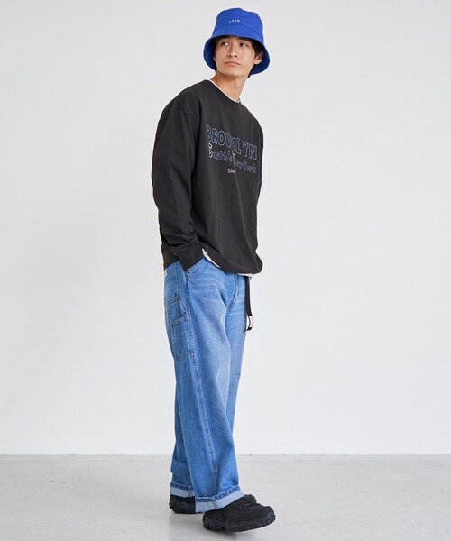 SMITH'S(スミス)の「SMITH’S(スミス)別注プリント ロングスリーブTシャツ(Tシャツ/カットソー・メンズ・ブラック/ホワイト/ベージュ・M/XL/S/L)」の16枚目の写真