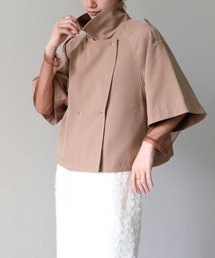 DOLLUPOOPS（ドールアップウップス）の「ケープライク2WAYカラーダブルジャケット（その他アウター）」