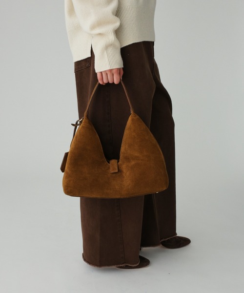CHRISTIAN VILLA（クリスチャンヴィラ）の「【CHRISTIAN VILLA】Triangle BAG（ハンドバッグ・レディース・ブラウン/グレイッシュベージュ・フリー）」の6枚目の写真