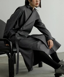 n'OrLABEL（ノアールレーベル）の「『左前二重シャツドレス』（シャツワンピース）」