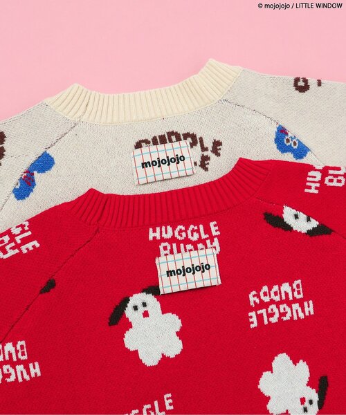 BREEZE(ブリーズ)の「mojojojo総柄セーター(ニット/セーター・キッズ・アイボリー/レッド・90/100/120)」の9枚目の写真