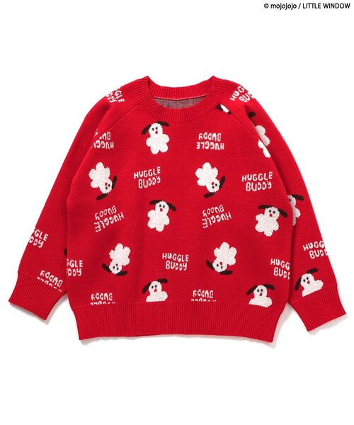 BREEZE(ブリーズ)の「mojojojo総柄セーター(ニット/セーター・キッズ・アイボリー/レッド・90/100/120)」の12枚目の写真