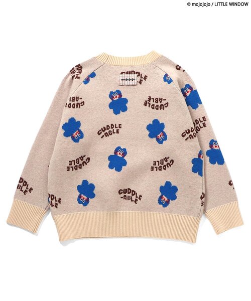 BREEZE(ブリーズ)の「mojojojo総柄セーター(ニット/セーター・キッズ・アイボリー/レッド・90/100/120)」の13枚目の写真