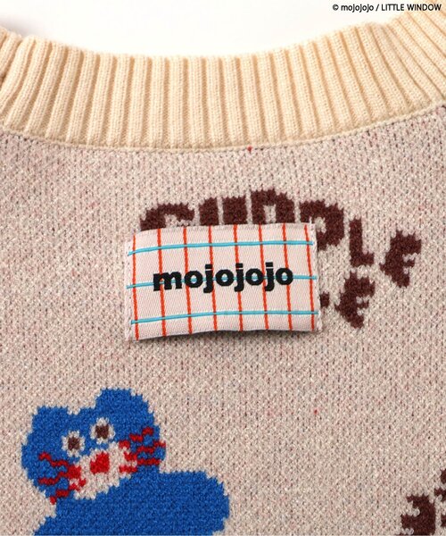 BREEZE(ブリーズ)の「mojojojo総柄セーター(ニット/セーター・キッズ・アイボリー/レッド・90/100/120)」の16枚目の写真
