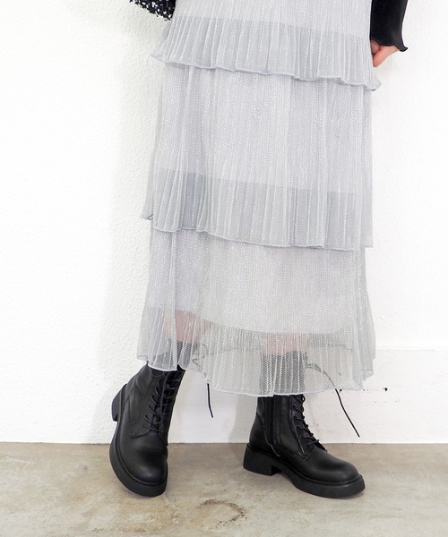 あしながおじさん(アシナガオジサン)の「ソフトレースアップブーツ 4810005(ブーツ・レディース・ブラック/ダークブラウン・24cm/23.5cm/23cm/22.5cm/24.5cm)」の11枚目の写真