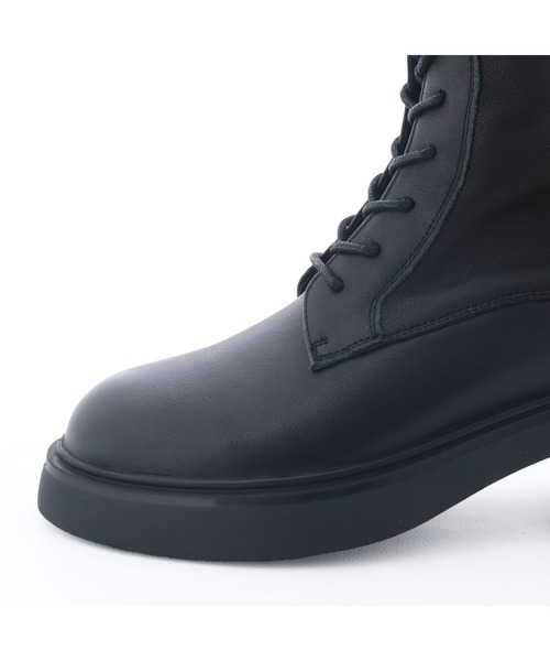 あしながおじさん(アシナガオジサン)の「ソフトレースアップブーツ 4810005(ブーツ・レディース・ブラック/ダークブラウン・24cm/23.5cm/23cm/22.5cm/24.5cm)」の22枚目の写真