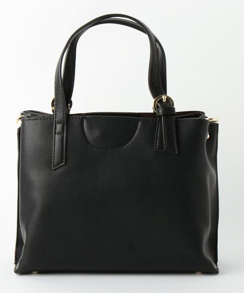 BEAUTY&YOUTH UNITED ARROWS(ビューティーアンドユースユナイテッドアローズ)の「【2WAY】BY∵ ベルトハンドルトート ◆(トートバッグ・レディース・ホワイト/ネイビー/ライトピンク/ベージュ/レッド/ワインレッド/ブラック/グレー・フリ-)」の1枚目の写真