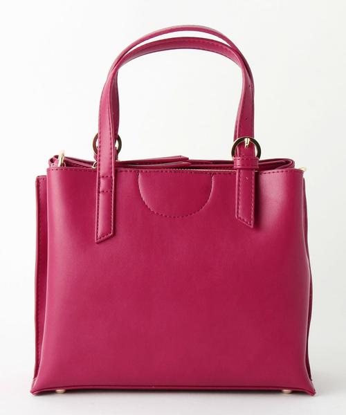 BEAUTY&YOUTH UNITED ARROWS(ビューティーアンドユースユナイテッドアローズ)の「【2WAY】BY∵ ベルトハンドルトート ◆(トートバッグ・レディース・ホワイト/ネイビー/ライトピンク/ベージュ/レッド/ワインレッド/ブラック/グレー・フリ-)」の8枚目の写真