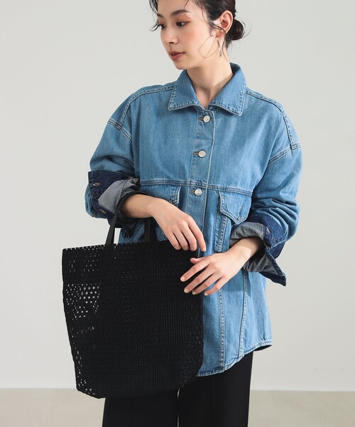 MARY AL TERNA（メアリオルターナ）の「【WEB限定】MARY AL TERNA / GAP メッシュ バッグ（トートバッグ・レディース・ブラック・ONE SIZE）」の3枚目の写真