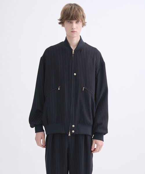 CULLNI(クルニ)の「【CULLNI】別注 MA-1(ブルゾン・メンズ・ブラック/ブラック系その他2/ベージュ・1/2)」の5枚目の写真